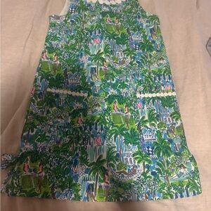 Lilly Pulitzer Green and Blue Kids Casual Dress